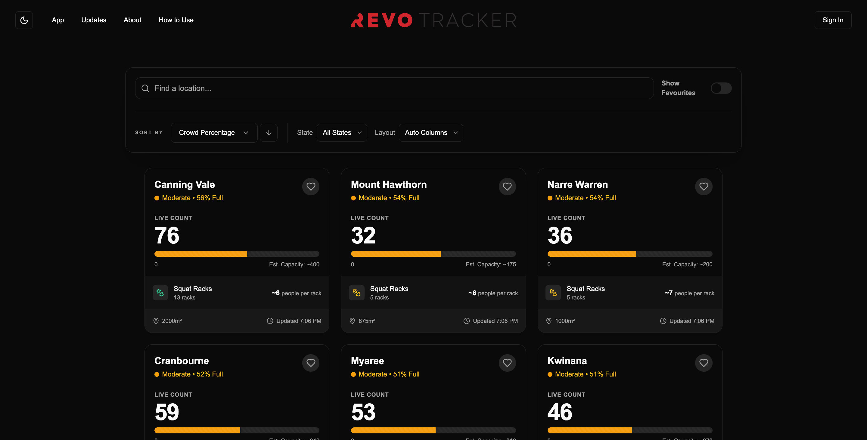 Revo Member Tracker — design 2