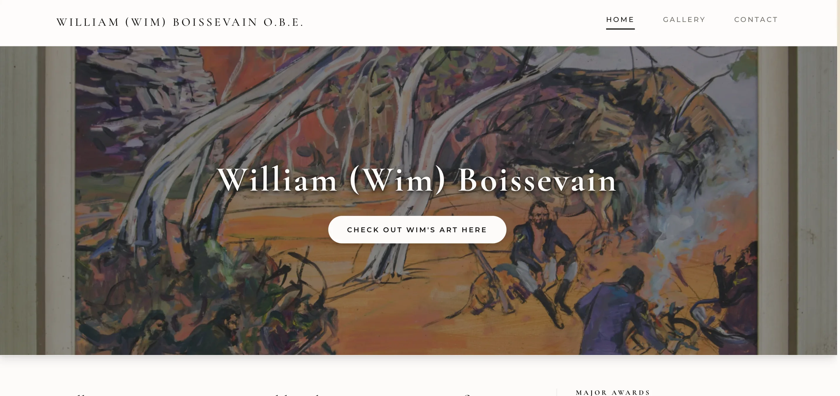 William Boissevain website preview